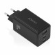Безжично зарядно Aisens ASCH-100W3P052-BK Черен 100 W Безжично зарядно Aisens ASCH-100W3P052-BK Черен 100 W