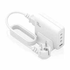 Безжично зарядно Aisens ASCH-140W4P055-W Бял 140 W