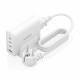Безжично зарядно Aisens ASCH-140W4P055-W Бял 140 W