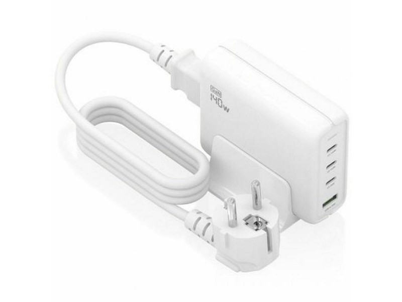 Безжично зарядно Aisens ASCH-140W4P055-W Бял 140 W