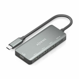 USB извод Aisens A109-0945 Сив 100 W