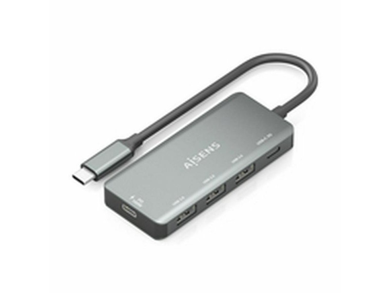 USB извод Aisens A109-0945 Сив 100 W