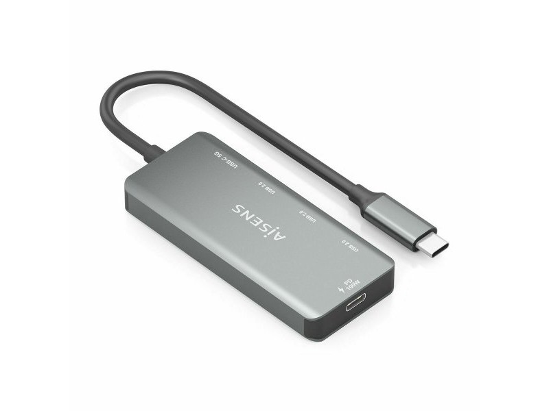 USB извод Aisens A109-0945 Сив 100 W