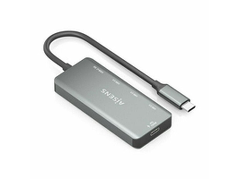 USB извод Aisens A109-0945 Сив 100 W