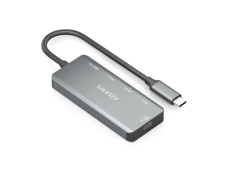 USB извод Aisens A109-0945 Сив 100 W