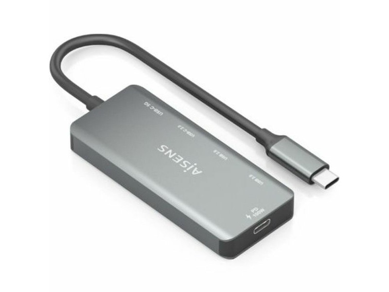 USB извод Aisens A109-0946 Сив 100 W