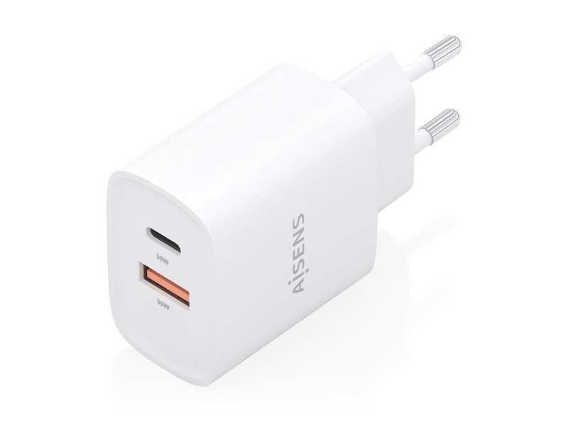 Зарядно за стена Aisens A110-0952 30 W Бял