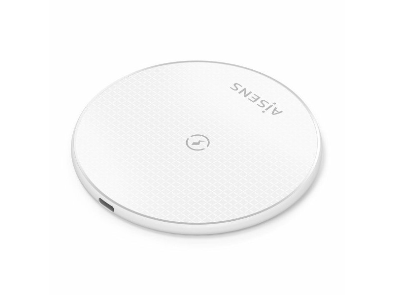 Безжично зарядно Aisens ASCH-15W1WC057-W Бял 15 W