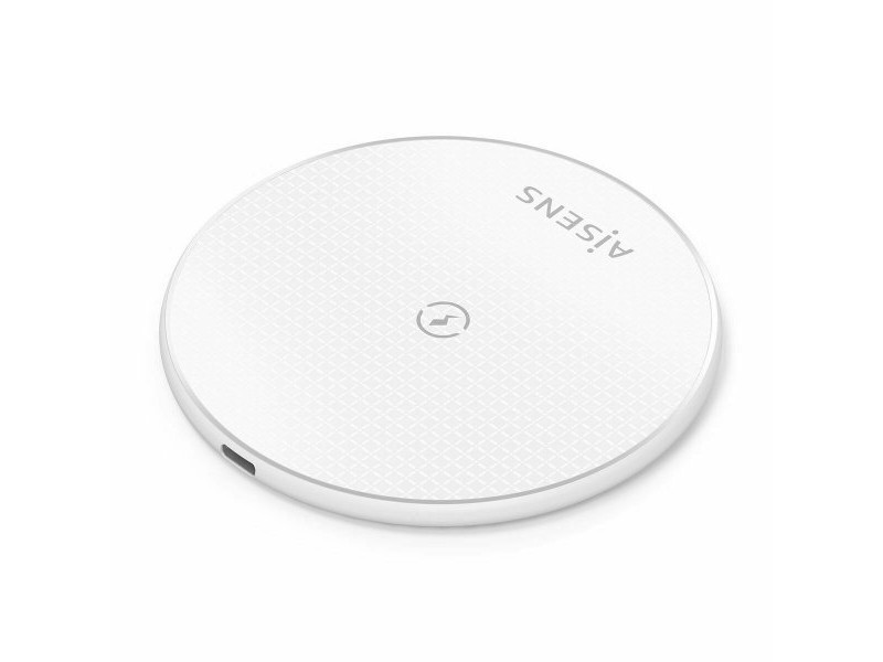 Безжично зарядно Aisens ASCH-15W1WC057-W Бял 15 W