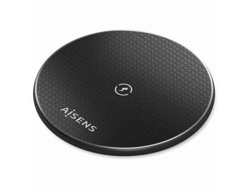 Безжично зарядно Aisens ASCH-15W1WC058-BK Черен 15 W