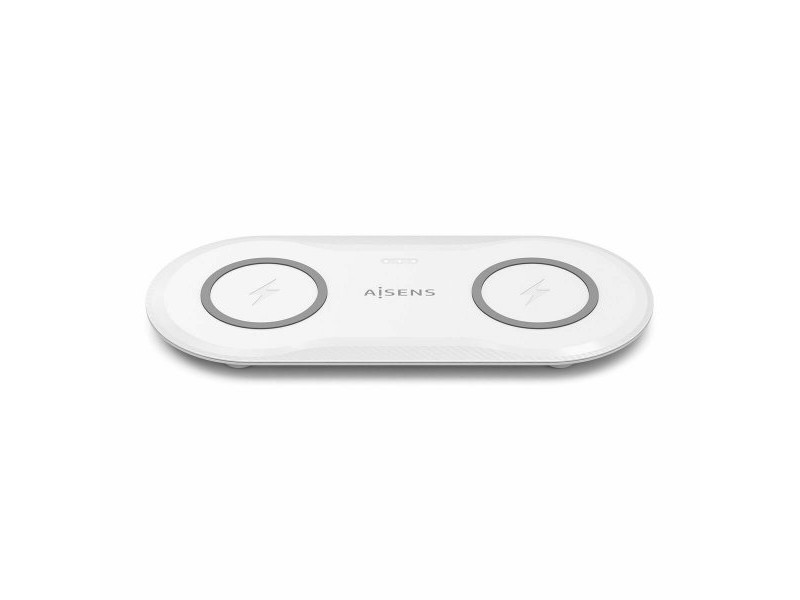 Безжично зарядно Aisens ASCH-15W2WC059-W Бял