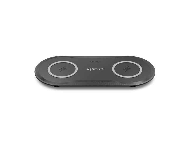 Безжично зарядно Aisens ASCH-15W2WC060-BK Черен