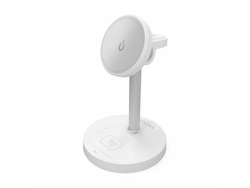 Безжично зарядно Aisens ASCH-15W3WC065-W Бял 15 W