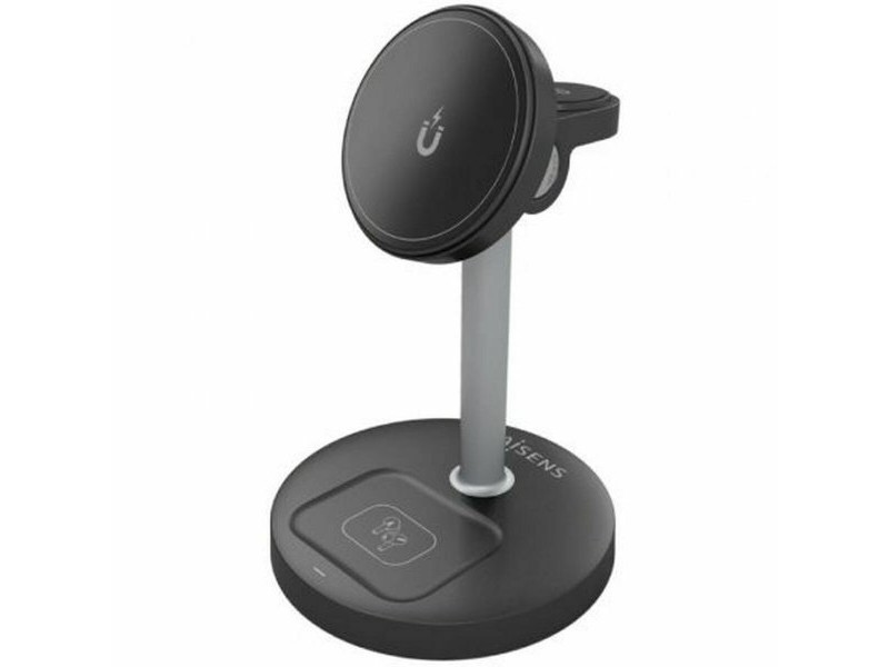 Безжично зарядно Aisens ASCH-15W3WC066-BK Черен 15 W