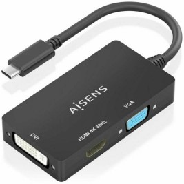 Кабел HDMI Aisens A109-0954 15 cm Черен