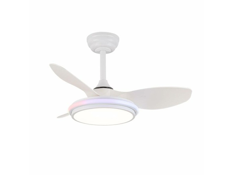 Вентилатор за таван CristalRecord STEL EVO MINI RGB RETRAC Прозрачен