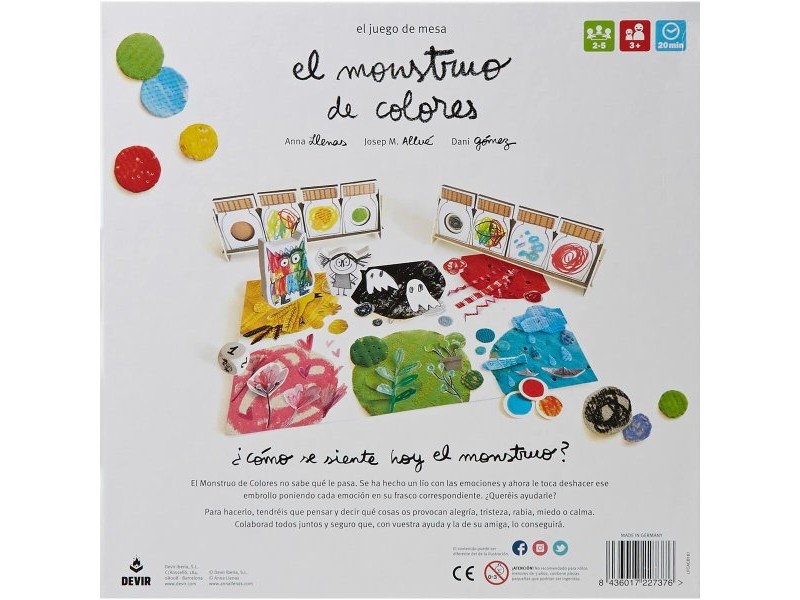 Настолна игра El Monstruo de Colores Devir BGMONSP (ES)