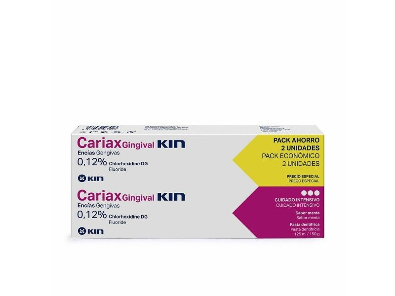 Паста за зъби Kin Cariax Gingival (2 Части) (2 x 125 ml) Паста за зъби Kin Cariax Gingival (2 Части) (2 x 125 ml)