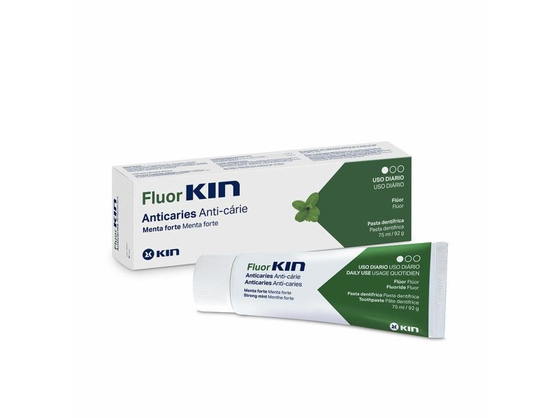 Паста за Зъби против Кариес Kin Fluorkin 75 ml Мента