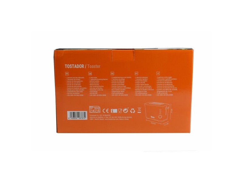 Тостер TM Electron 850 W