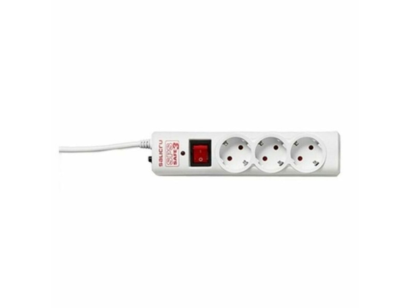 Табло с 3 гнезда с бутон за включване Schuko Salicru SPS SAFE 3 (1,5 m)