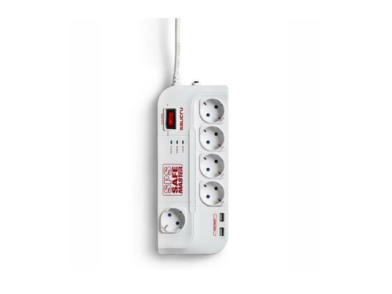 Контакт - 5 изхода с копче Salicru SPS SAFE Master 250 V