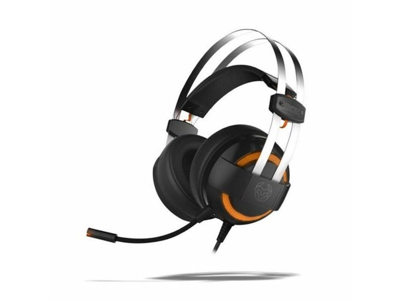 Слушалки за игра с микрофон Krom Kode 7.1 Virtual NXKROMKDE Черен