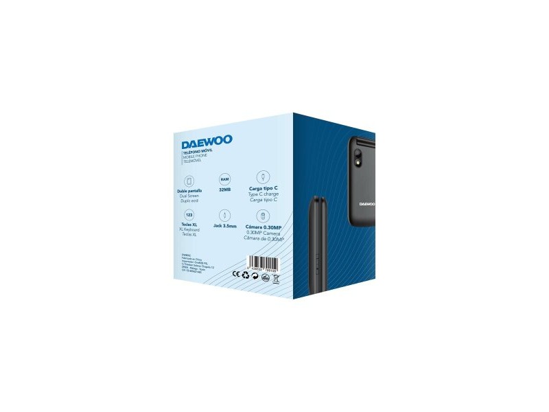 Мобилен телефон за по-възрастни хора Daewoo 2,8
