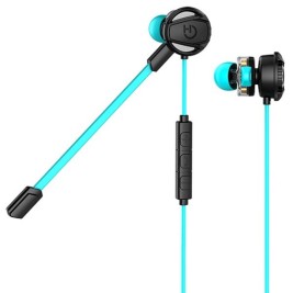 Слушалки за игра с микрофон Hiditec GHE010002 (3.5 mm) Черен Син