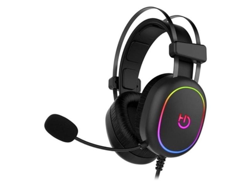 Слушалки с микрофон за игра Hiditec GHE010003 Черен Червен