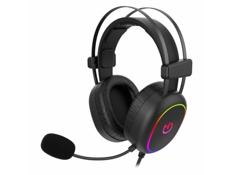Слушалки с микрофон за игра Hiditec GHE010003 Черен Червен
