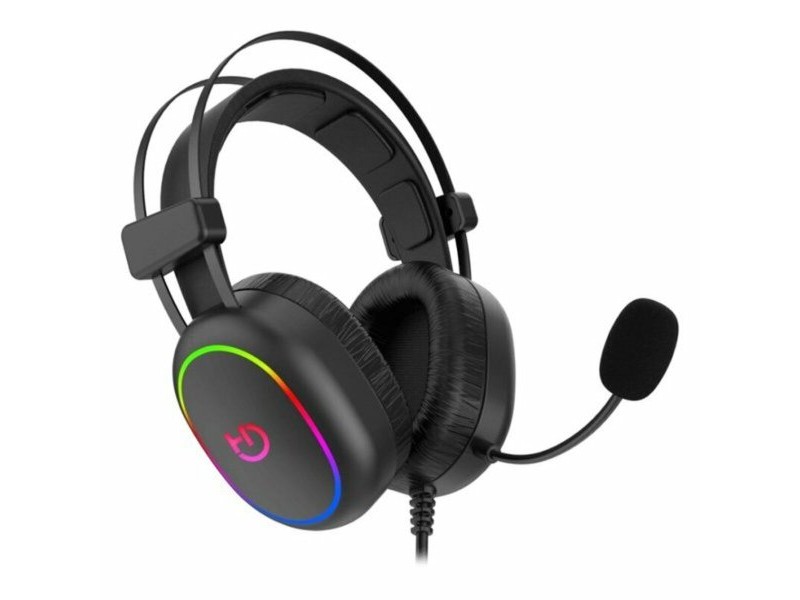 Слушалки с микрофон за игра Hiditec GHE010003 Черен Червен