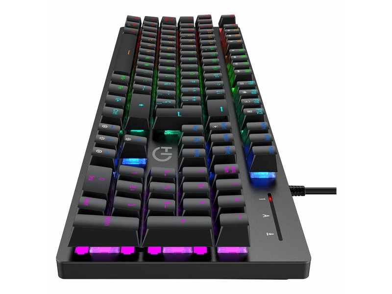 Клавиатура Hiditec GKE010004 Черен Многоцветен