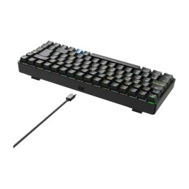 Клавиатура Hiditec GKE010006 Черен Испанска Qwerty