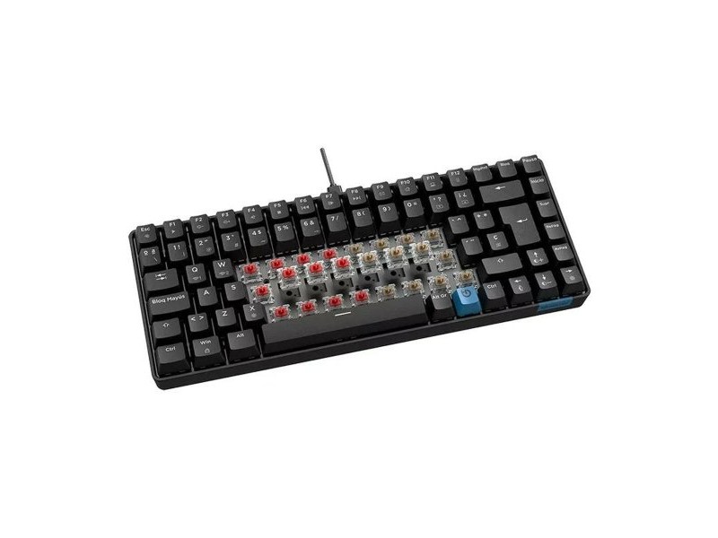 Клавиатура Hiditec GKE010006 Черен Испанска Qwerty