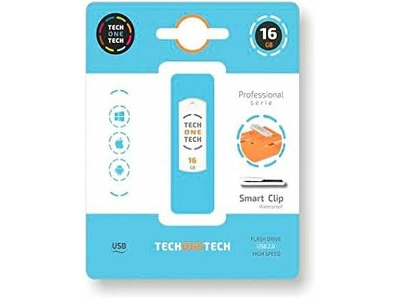 USB стик Tech One Tech Pro Smart Clip 16 GB