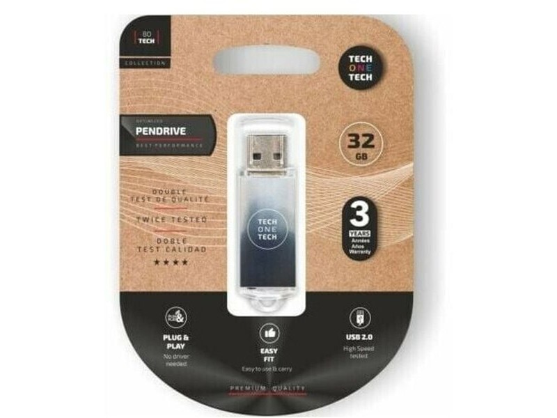 USB стик Tech One Tech Be B&W 32 GB