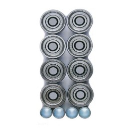 Колела Atipick ABEC7 BMX/Skate Тъмно сив (8 pcs)