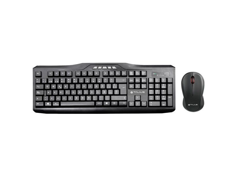 Клавиатура с мишка Talius KB-6001 Черен Испанска Qwerty
