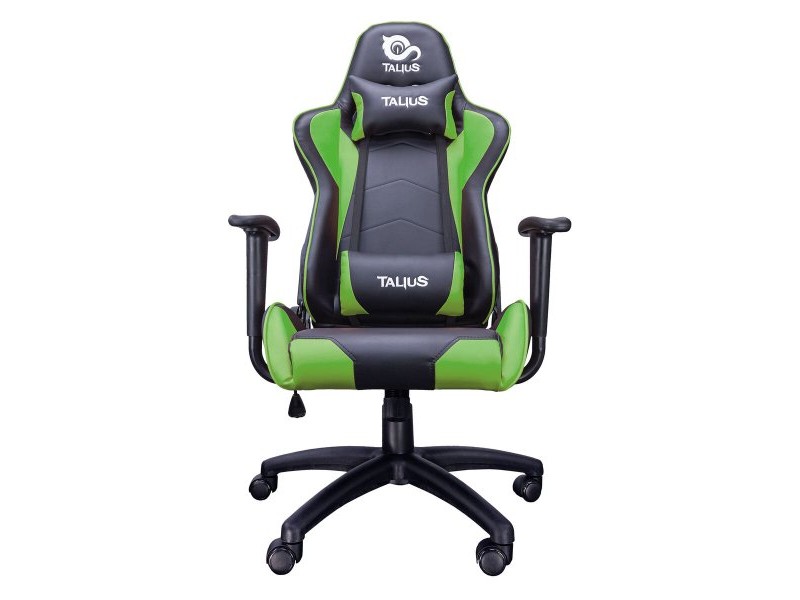 Стол за игри Talius Gecko V2 Черен Зелен Черен/Зелен