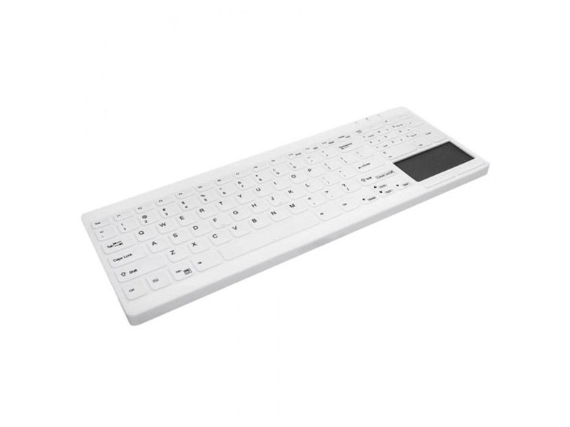 Миеща се дезинфекционна клавиатура Active Key AK-C7412 Бял