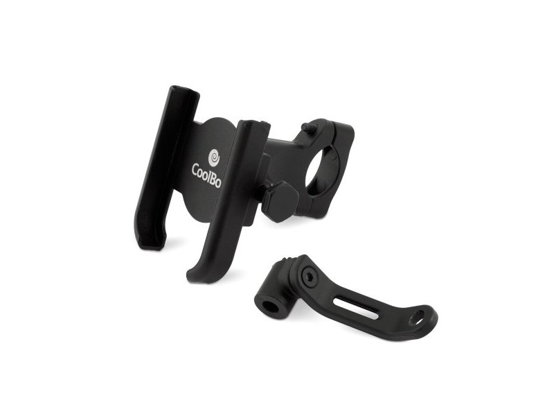 Поставка за телефон за велосипед CoolBox Coolrider Черен 58-95 mm