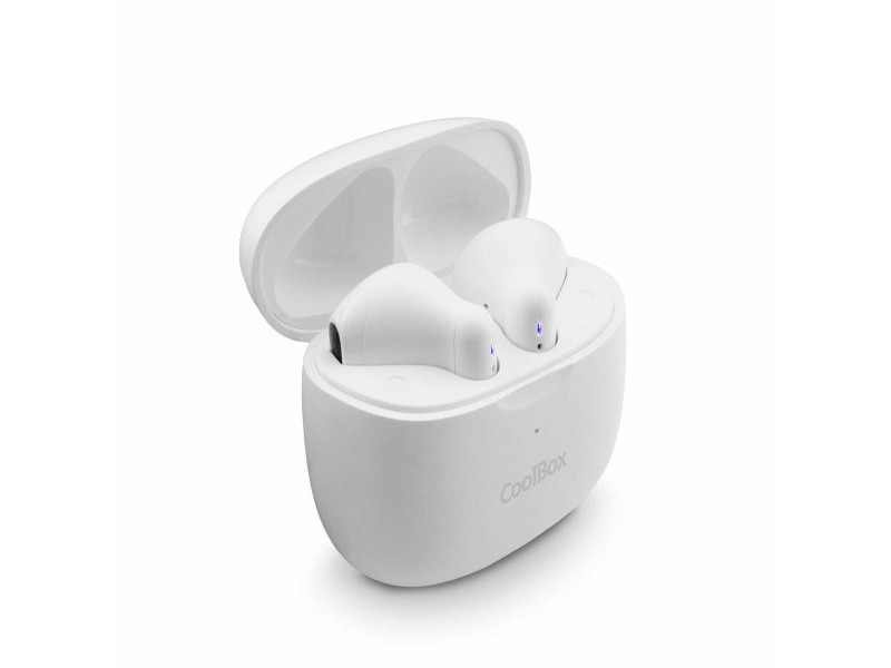 Малки Блутут Слушалки CoolBox COO-AUB-TWS01 Бял