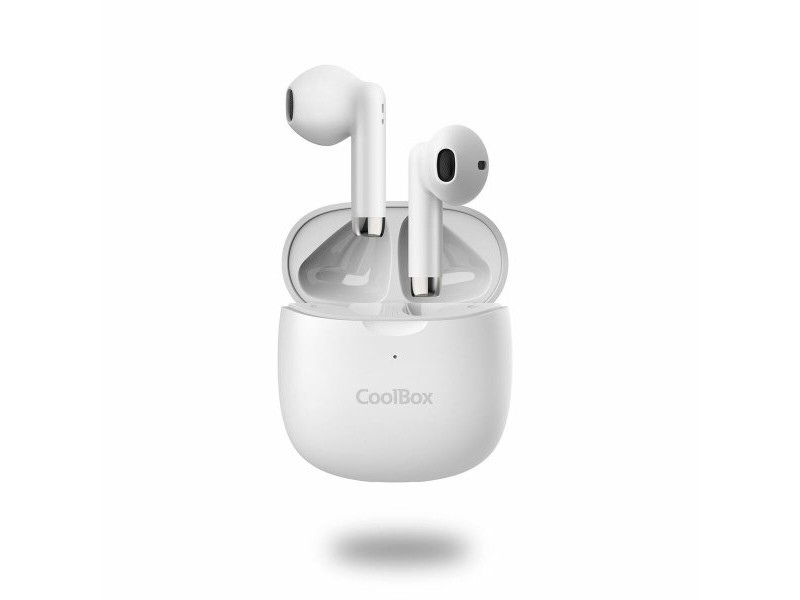 Малки Блутут Слушалки CoolBox COO-AUB-TWS01 Бял