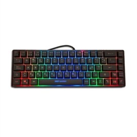 Клавиатура CoolBox DG-TEC65-RGB Черен Испанска Qwerty