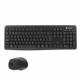 Клавиатура с мишка CoolBox COO-KTR-02W Испанска Qwerty Безжичен Черен испански QWERTY