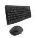 Клавиатура с мишка CoolBox COO-KTR-02W Испанска Qwerty Безжичен Черен испански QWERTY