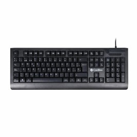 Клавиатура CoolBox COO-TEC04DNI Черен Испанска Qwerty