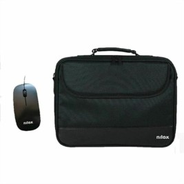 Калъф за лаптоп и мишка Nilox NXMOS5156BK 15,6