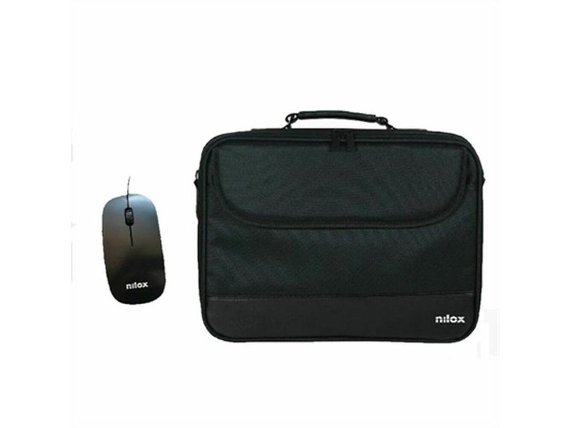 Калъф за лаптоп и мишка Nilox NXMOS5156BK 15,6